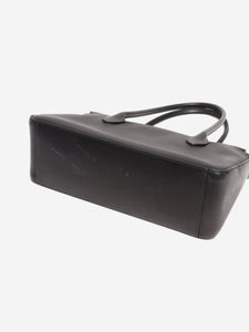 The Row Black E/W top handle bag