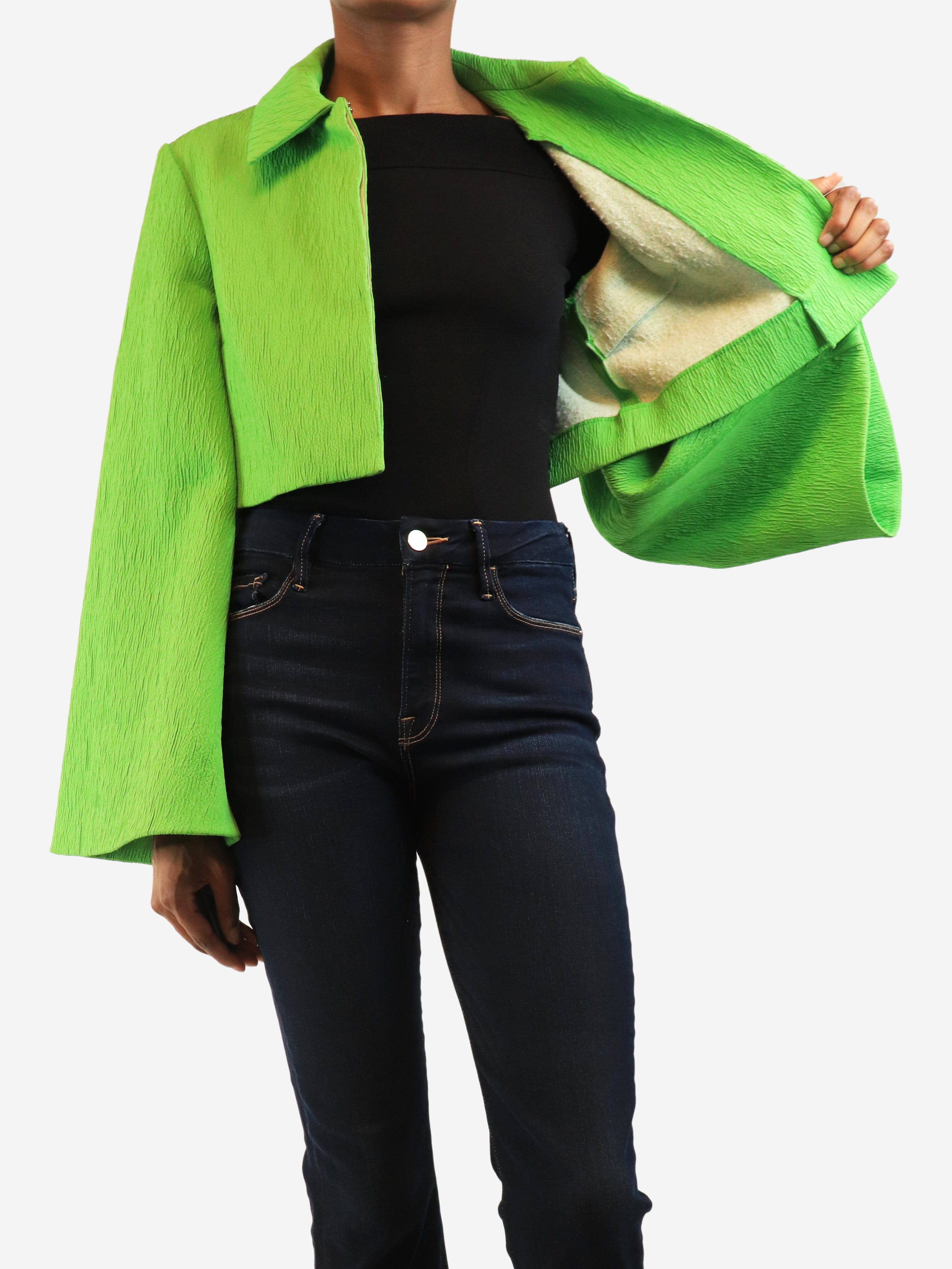 Green cropped jacket - size XS Coats & Jackets Emilia Wickstead 