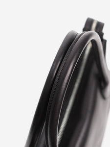 The Row Black E/W top handle bag