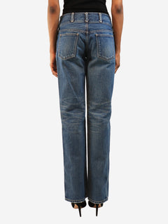 Blue chain-detail jeans - size UK 8 Denim Celine 