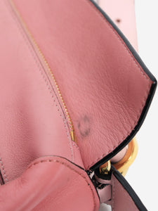Loewe Pink small tricolour Puzzle bag
