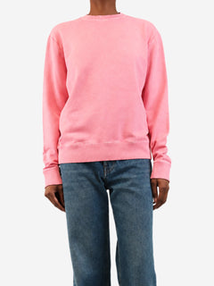 Pink logo sweatshirt - size S Tops Saint Laurent 