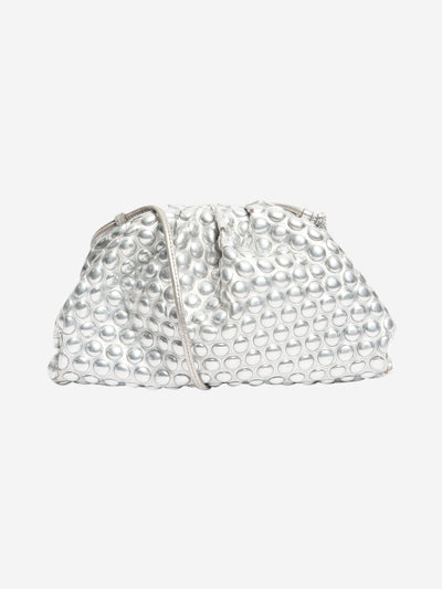 Silver metallic bubblewrap Pouch bag Cross-body bags Bottega Veneta 