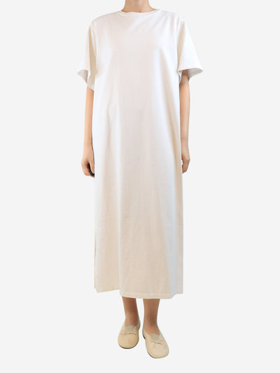 White cotton t-shirt dress - size M Dresses The Row 
