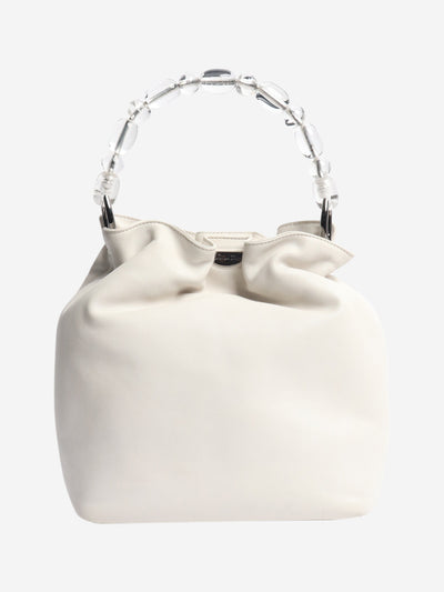 White malice leather bucket bag Top Handle Bags Dior 