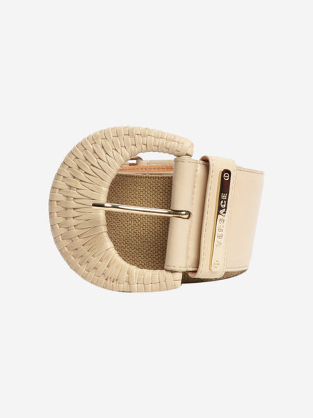 Beige oversized belt product image