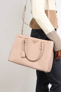 Prada Blush Saffiano Galleria leather 2way bag