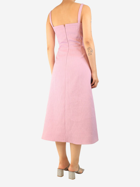 Purple midi dress - size UK 8 alternate image