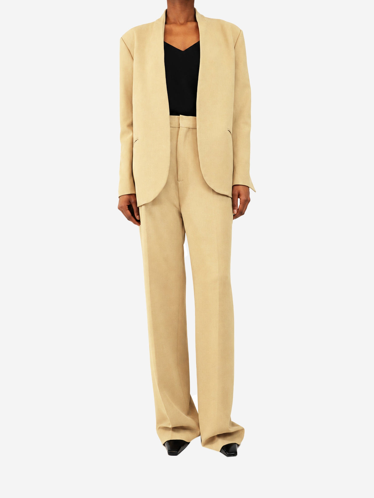 Beige blazer and trousers set - size UK 8 Sets ELY ELY 