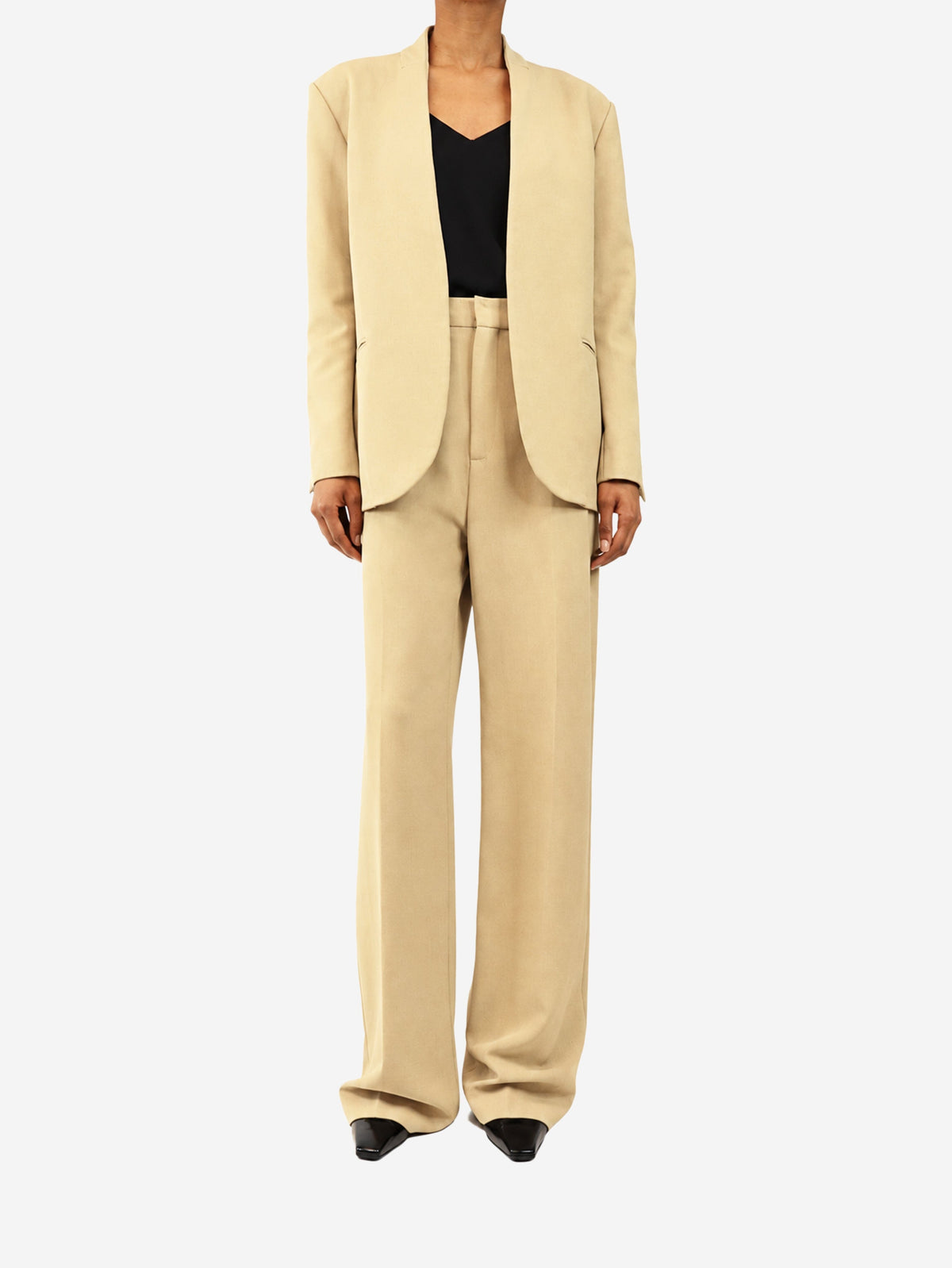 Beige blazer and trousers set - size UK 8 Sets ELY ELY 