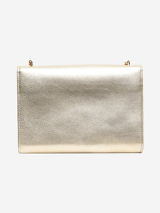 Salvatore Ferragamo Gold metallic cross-body bag