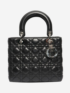 Dior Black 2014 Lady Dior bag