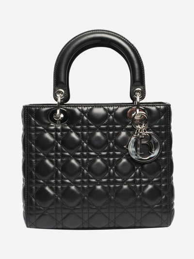 Black 2014 Lady Dior bag Top Handle Bags Dior 