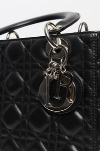 Dior Black 2014 Lady Dior bag