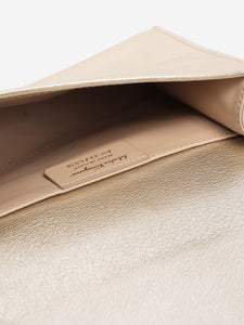 Salvatore Ferragamo Gold metallic cross-body bag