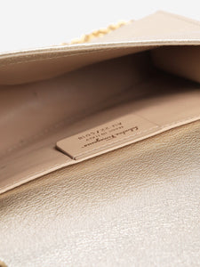 Salvatore Ferragamo Gold metallic cross-body bag