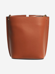 Valentino Brown leather bucket bag