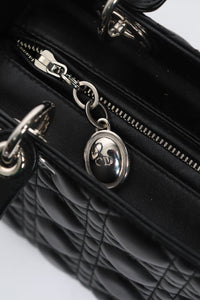Dior Black 2014 Lady Dior bag