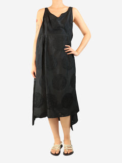 Black silk slip dress - size L Dresses Dosa 