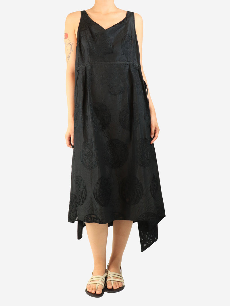 Black silk slip dress - size L Dresses Dosa 