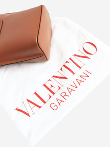 Valentino Brown leather bucket bag