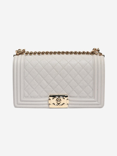 Grey 2019 lambskin boy bag Cross-body Bags Chanel 