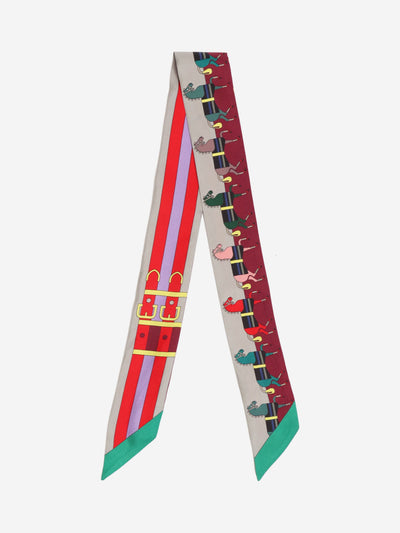 Multicolour silk horse twilly Scarves Hermes 