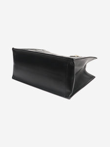 Christian Dior Black medium 2003 cannage quilted leather book tote
