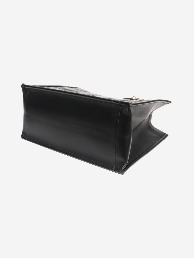 Black medium 2003 cannage quilted leather book tote - size Tote Bags Christian Dior 