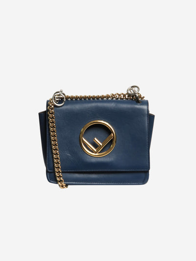 Blue leather Kan F crossbody bag Cross-body bags Fendi 
