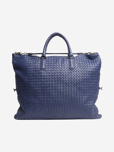 Blue Interacciato convertible bag Tote Bags Bottega Veneta 
