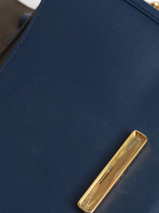 Fendi Blue leather Kan F crossbody bag