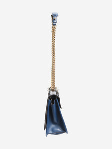 Fendi Blue leather Kan F crossbody bag