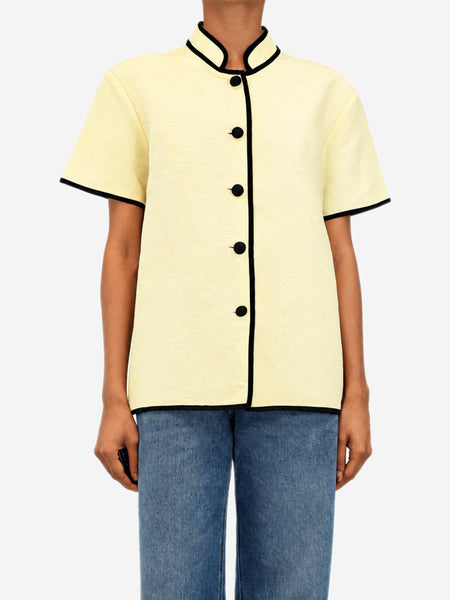 Yellow mandarin shirt - size S product image