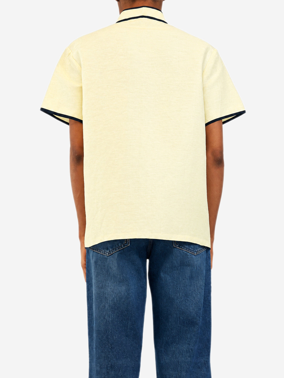 Yellow mandarin shirt - size S Tops Liberowe 