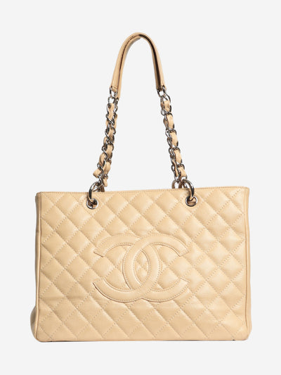 Neutral 2008 caviar-quilted GST bag Tote Bags Chanel 