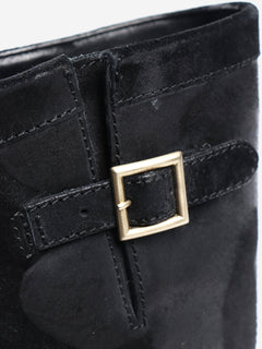 Black distressed effect suede boots - size EU 39 (UK 6) Boots Jimmy Choo 