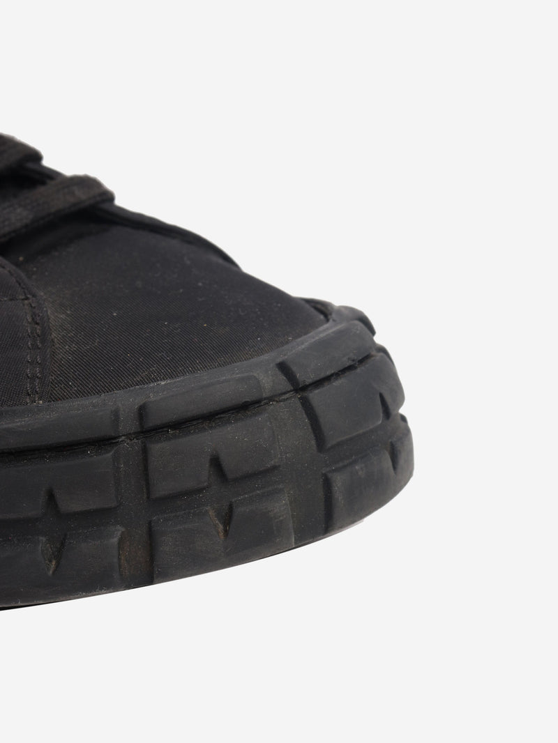 Black Cassetta Wheel high-top trainers - size EU 39 Trainers Prada 