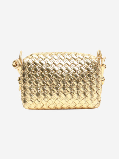 Gold Loop metallic leather crossbody bag Cross-body bags Bottega Veneta 