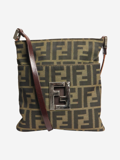 Brown zucca print crossbody bag Cross-body bags Fendi 