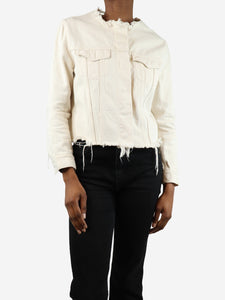 Marques / Almeida White distressed denim jacket - size M