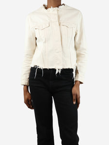 Marques / Almeida White distressed denim jacket - size M