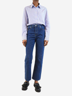 Blue Le Jane ankle jeans - size UK 6 Denim Frame 