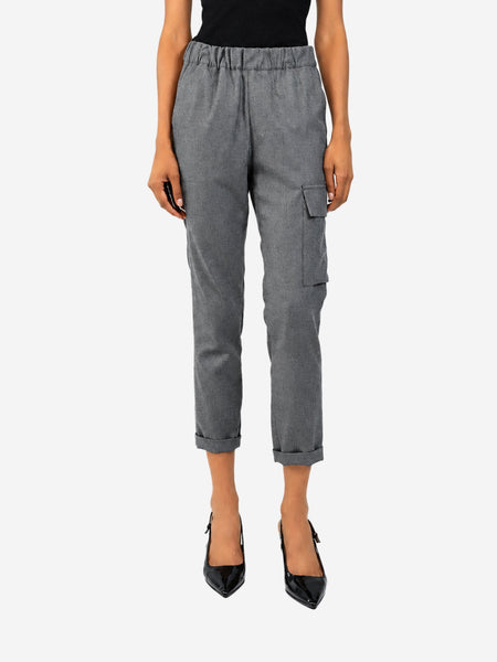 Grey wool trousers - size UK 6 product image