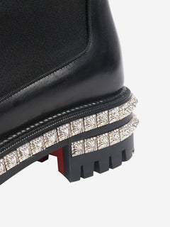 Black studded platform chelsea boots - size EU 35 (UK 2) Boots Christian Louboutin 