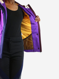 Fendi Purple wonders monster ski jacket - Size IT 40