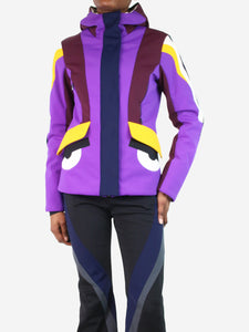 Fendi Purple wonders monster ski jacket - Size IT 40