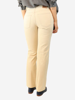 Cream slim jeans - size UK 8 Trousers Toteme 