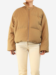 Brown wool puffer jacket - size M Coats & Jackets Toteme 