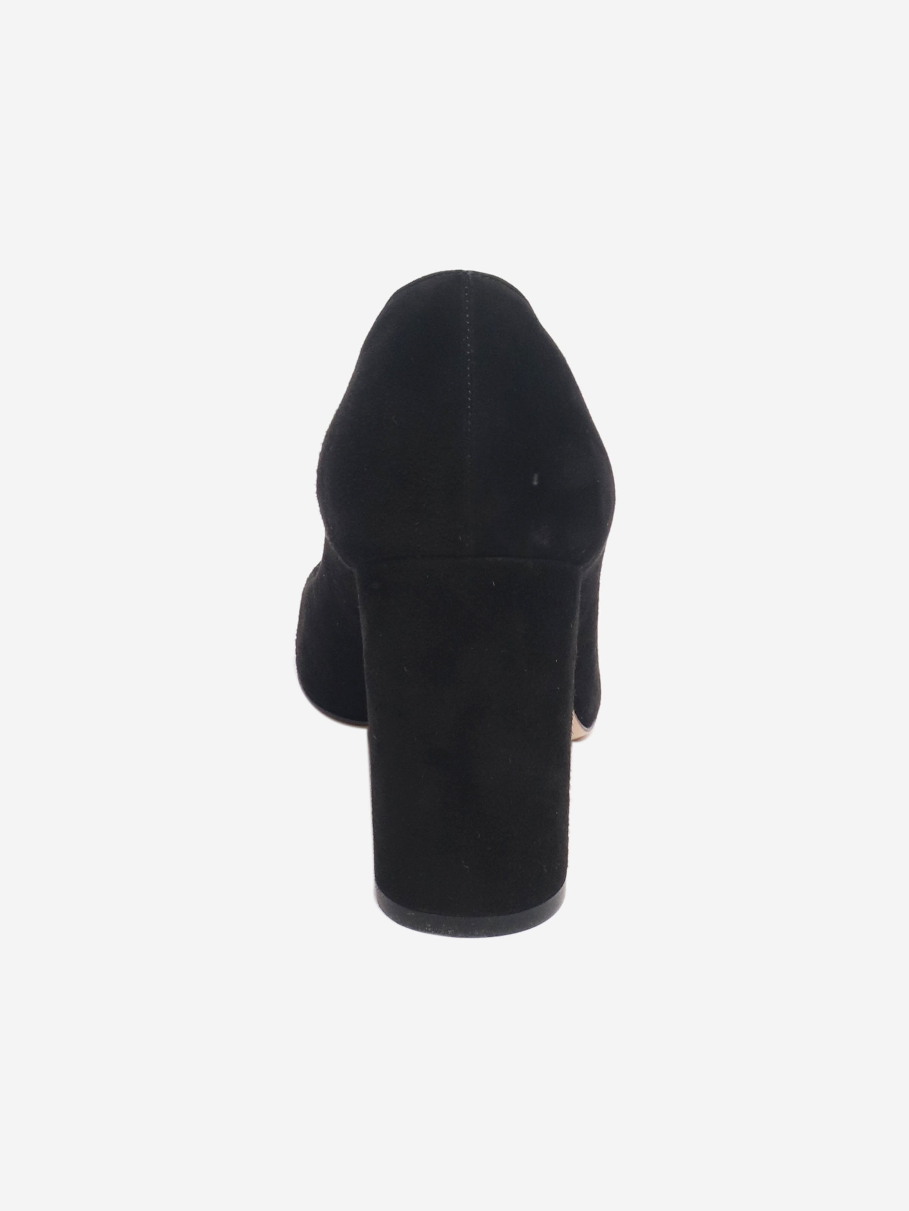 Black suede pumps - size EU 38.5 (UK 5.5) Heels Gianvito Rossi 